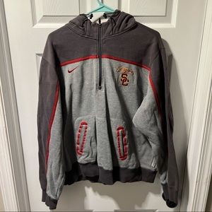 Nike USC Trojans Men's Pullover Quarter Zip